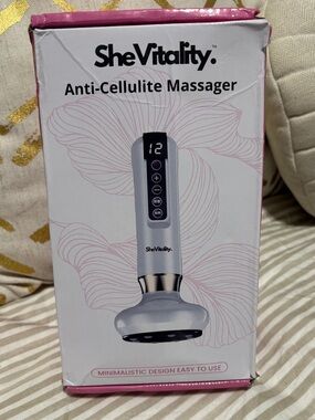 Silver Anti-Cellulite Massager - Handheld Body Massager - like new! ✨